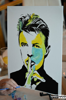 David Bowie paint class