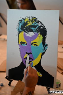 David Bowie paint class