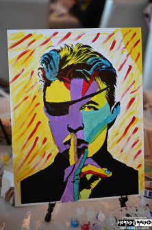 David Bowie paint class