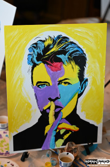 David Bowie paint class