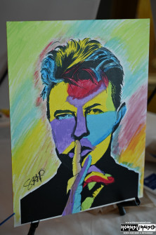 David Bowie paint class