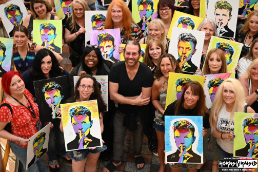 David Bowie paint class