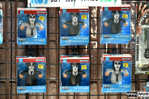 Kiss memorabilia in the Rock Mart