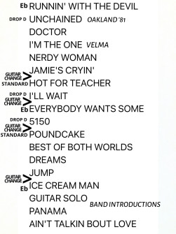 Nerd Halen's setlist