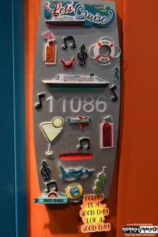 Blinged out cabin sign