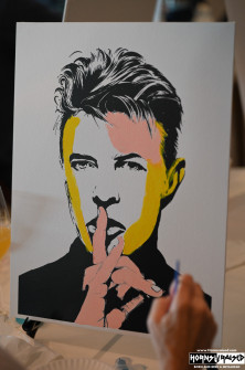 David Bowie paint class