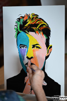 David Bowie paint class