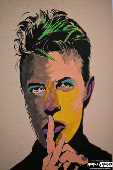 David Bowie paint class