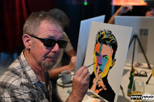 David Bowie paint class