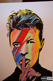 David Bowie paint class