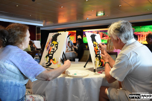 Jimi Hendrix paint class