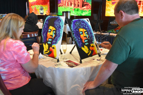Jimi Hendrix paint class