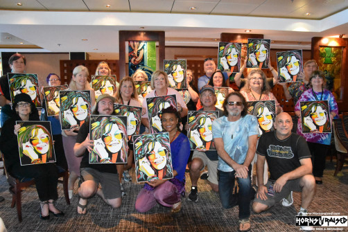 Janis Joplin paint class with Mickey Thomas