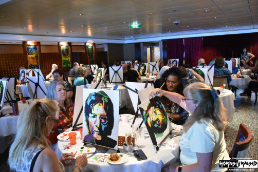 John Lennon paint class