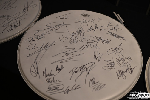 Autographed drumhead