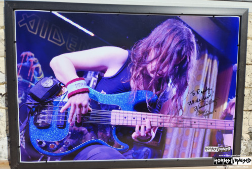 Wanda signed my 20x30 photo I took of her on MoRC 2018