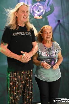 Nicko McBrain after show photo experience
