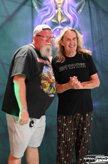 Nicko McBrain after show photo experience