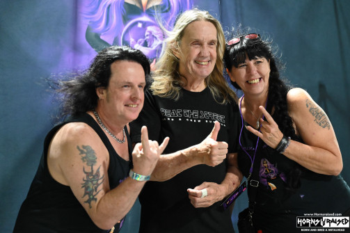 Nicko McBrain after show photo experience