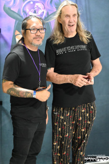 Nicko McBrain after show photo experience